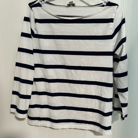 J CREW - three quarter sleeve boatneck tee for Women - Picture 2 of 5